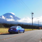 BMW 320dと富士山