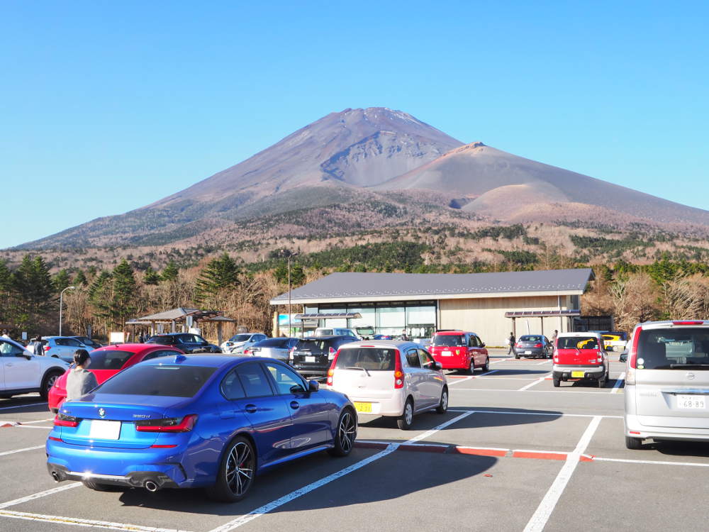 森の駅 富士山の駐車場