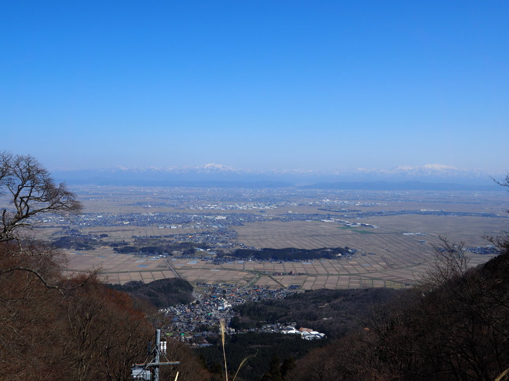 弥彦山からの景色
