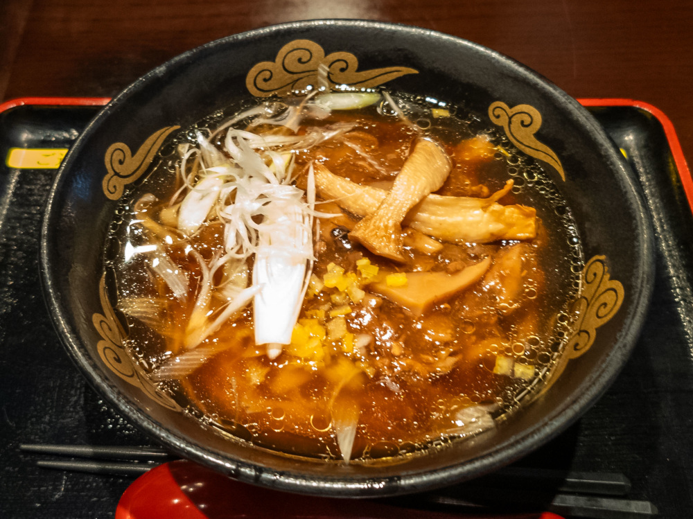 柚子きのこあんかけ麺