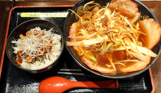 ねぎ醤油チャーシュー麺【羽生PA上り線】