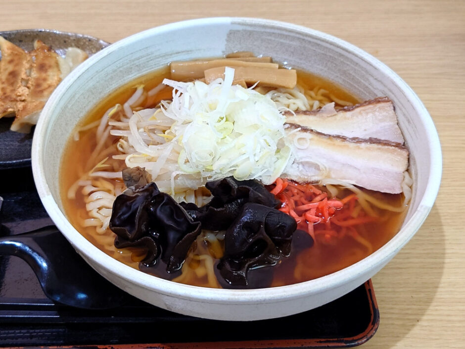 安積PAの冷やしラーメン