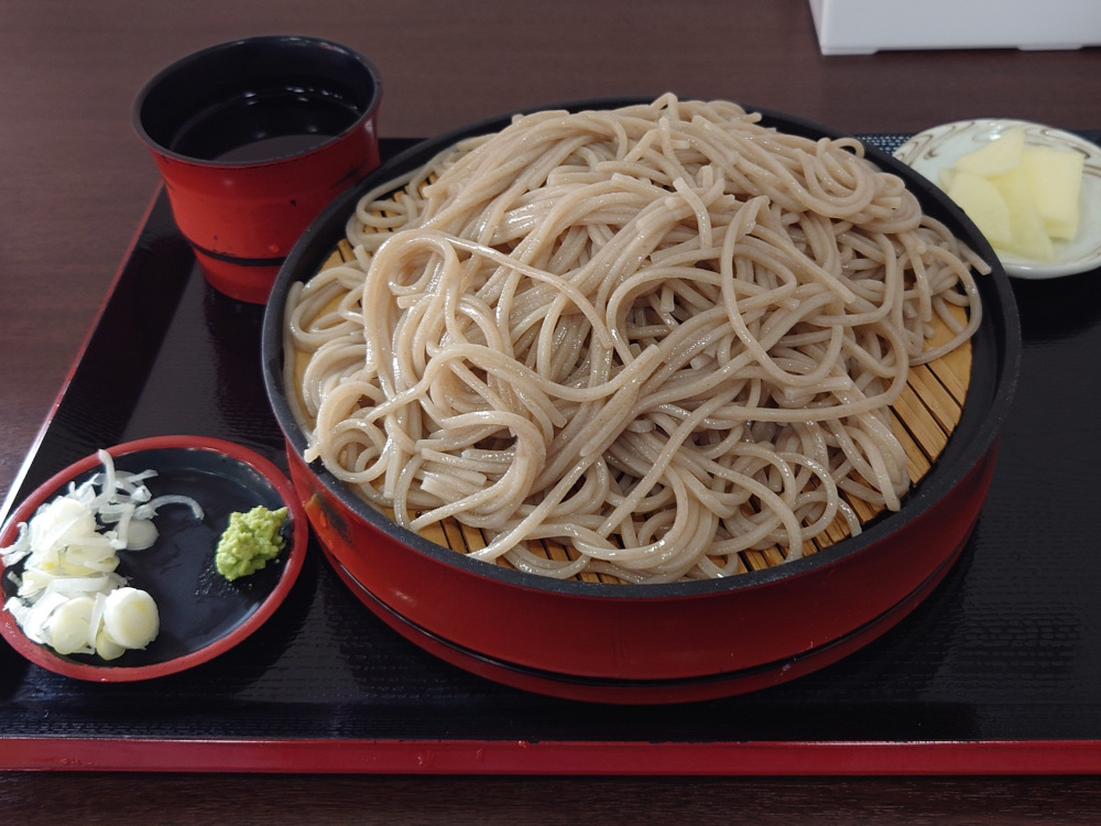 道の駅からむし織の里しょうわ 十割せいろ蕎麦