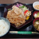 秘伝タレ 豚生姜焼き定食【蓮田SA上り線】
