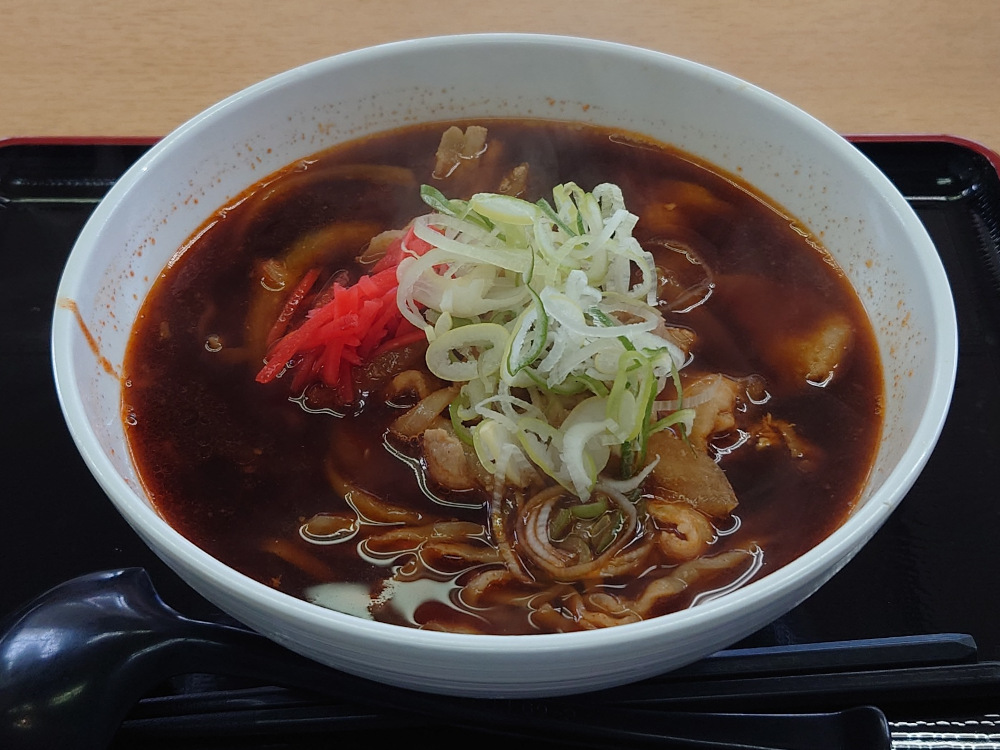 美野里PAの旨辛肉ラーメン