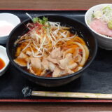 深谷ねぎうどん + ミニネギトロ丼セット【蓮田SA上り線】