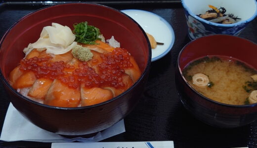 みやぎサーモン漬け丼【道の駅 上品の郷】