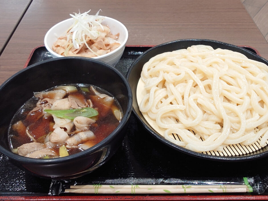 肉汁うどん+ミニ豚丼セット